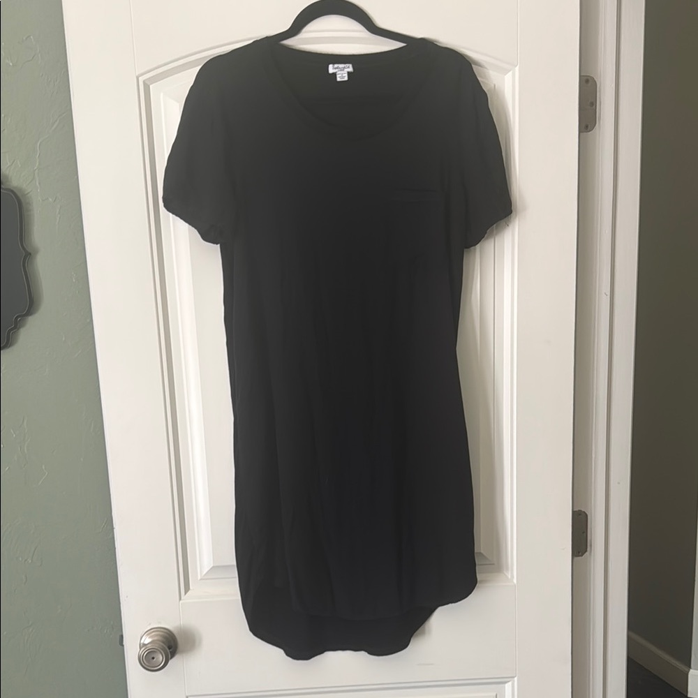 Splendid Black Midi Dress T-Shirt Style
